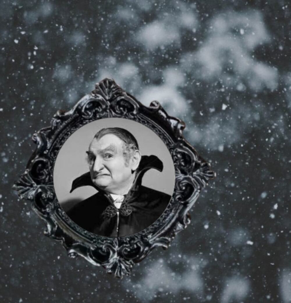 Grandpa Munster Magnet Vintage Horror Film Christmas Vampire Dracula